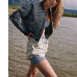 Free People NWT  FP Movement Garden Party Bomber Jacket Size M. H Photo 0