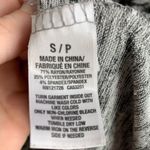 Prince And Fox  Heathered Gray High-Low Crewneck Sweater Photo 3