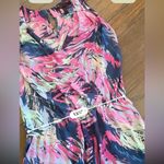 BCBGMAXAZRIA  Floral Romper Size Medium Resortwear Beach Pool Vacation Photo 5