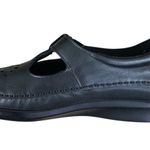 SAS Willow Leather Loafer Women Sz 9N Black Cutout Tripad Comfy Retro Made USA Photo 8