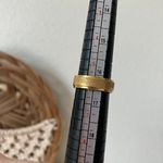 American Vintage Vintage “Gilda” Gold Glitter Ring Stacking 5.5 Classic Femme Glam Photo 8