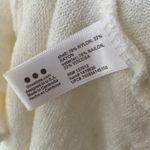 Three Dots  oversized drawstring metallic sweatshirt top Photo 9