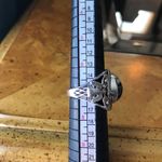 Natural White Buffalo Sterling Silver Ring Size 7 Photo 6