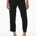 Babaton  Atelier Elastic Waist Crepe
Cropped Tapered Pant Black Size 2 Photo 0