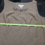 Sag Harbor  Embroidered Tan Women's Top Photo 7