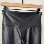 Spanx faux leather high rise leggings black large NWOT Photo 7