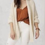 Anthropologie Chunky Knit Oversized Cardigan Sweater I4 Photo 1