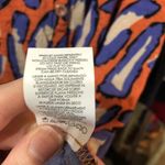 CAbi Orange & Purple Animal Print Sleeveless Top Womens M Tank Blouse Beachy Photo 8