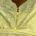 Woman’s Colsie Yellow Lace Lattice Crop Camisole Size1X Size 1X Photo 3