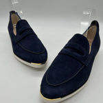 Cole Haan Shoes Womens 8.5B Narrow Blue Suede Grand Ambition Troy Penny Loafer Size undefined Photo 0