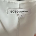 BCBGeneration  Overlay Mini Dress in Optic White Photo 6