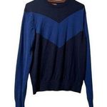 Michael Kors  Sweater Women Size Small Blue Cotton Blend Long Sleeve Classic City Photo 0