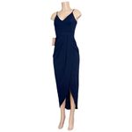 BHLDN Caron Lyra Bridesmaid Wedding Guest Dress, Midnight/Navy, 0 (US) Photo 7