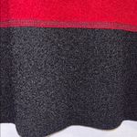 NINA PICCALINO RED AND BLACK KNIT JACKET/SHACKET DARK RUBY RED WITH BLACK & GREY Size undefined Photo 4