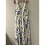 Birdy Grey  Dress Womens Small Blue White‎ Chiffon Rococo Floral Maxi Cottagecore Photo 1