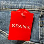 Spanx  XS Pull On Denim Straight Leg Jeans Vintage Indigo Stretch Photo 8