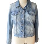 Levi's Signature Gold Denim Blue Jean Trucker Jacket ~ Women's Plus Size XXL Photo 1