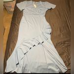 Grace Karin  Light Blue Asymmetrical Dress Photo 0