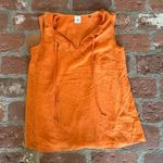 CAbi  Orange Sprinkle Size M Top Double Layer Chiffon Sleeveless V-Neck blouse Photo 0