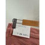 Loft Jeans Women NWT 28/6 Pink The High Waist Straight Leg Cropped Cotton Blend Photo 6