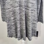 Michael Lauren  Gray Long Sleeve Knit Dress NWT Size Medium Gray Shift Dress Photo 2