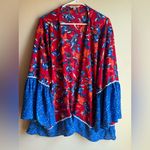 Women’s The Pioneer Woman Light Weight Cardigan Kimono Floral XXL/XXXL Red Size undefined Photo 1