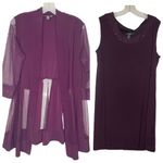 Vintage‎ R&M Richards 2 Piece Dress Set Purple Size undefined Photo 1
