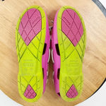Crocs  Beach Line Slip On Boat Shoes Pink Green Women 7 Photo 6