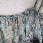 Victoria's Secret New! ruffle babydoll green flowers & metallic thread, size S Photo 10