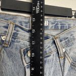 Princess Polly HOLLY ASYMMETRIC STRAIGHT LEG JEAN LIGHT WASH DENIM LOWER IMPACT Photo 7