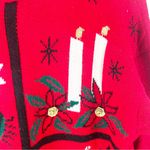 NUTCRACKER Red Long Sleeves Christmas Graphic Prints Sweater, Size Medium Photo 7
