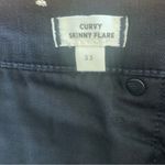 Madewell EUC  Curvy Skinny Flare High Waist Black Frost Wash Jeans Size 33 Photo 3