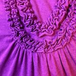 Loft - Women’s Purple Short Sleeve Top - Size Small. Photo 3