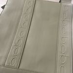 Bebe Olive Green Top Handle Embossed Logo Interior Pockets Hana Tote Photo 1