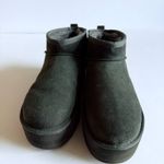 UGG  Classic Ultra Mini Platform Boots Women’s 10 FRSN Green Suede 1135092 Box Photo 6