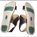 Anne Klein Sport Metallic Snake Skin Sandals - Size: 9 1/2 M Photo 1