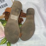 Wild Diva Lounge Brown Fringed Sandals Size 8 1/2 Photo 3