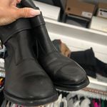 Alexander Wang silver buckle leather round toe ankle Chelsea boots 38 / 8 Photo 16