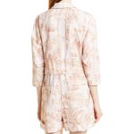 Ted Baker  London Cotton Utility Romper in Light Pink Tropical Floral Nepal Photo 3