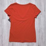 INC  Rust Orange Short Sleeve Tee S Photo 3