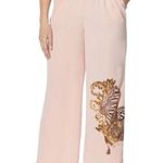 Diane Gilman DG2 Women's Wide-Leg Soft Flowy Casual Trouser Pant Soft Pink Size XS New! Photo 0