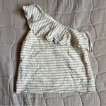 L'Academie NWOT  Los Angeles The Cecile Top Striped One-Shoulder Women's Top Photo 0