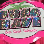 Coco Rave  Demi Tankini Swim Top Side Ruching Underwire Pink M/L 34/36 D NWT Photo 4