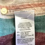 Madewell  Central Shirt Dress Flagstaff Stripe Button Down Mini Linen XXS NWT Photo 4