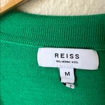 Reiss  merino wool collared knit v neck sweater Photo 6