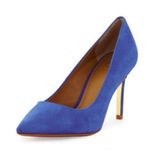 Tory Burch  Elana Suede 85mm Pump Jelly Blue Photo 0