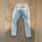 EXPRESS  legging jeans with rips (lighter wash) Photo 1