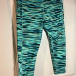 Champion 2 Piece Set Women’s TealCapri Leggings and Short Sleeve Top Size Large Photo 7