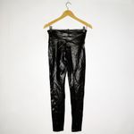 Spanx Brown Faux Leather Snake Skin Leggings Size Large 12/14 Photo 2