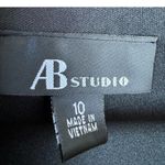 AB Studio SALE! B/W Floral Button Dress Size 10 EUC Photo 7